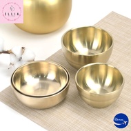 Korean Brass & Titanium Rice Wine Bowl Makgeolli Cup