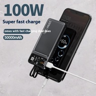 SG Ready Stock New Mech Style100wSuper fast charge20000Mah Power Bank Large Capacity Portable Power Bank