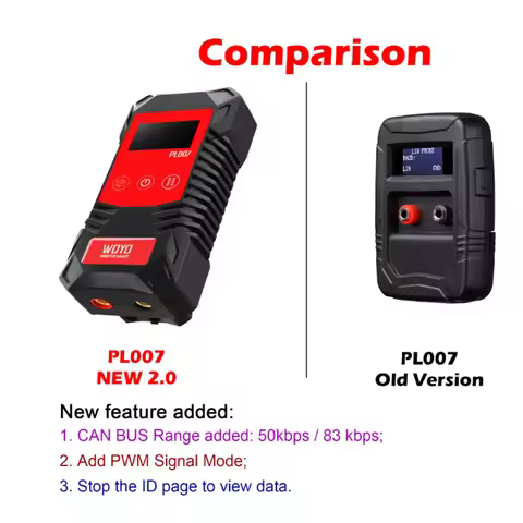 For Automotive Diagnostic Tool WOYO PL007 CAN LIN PWM Tester Auto-recognize for CAN-H & CAN-L Read B