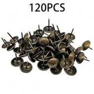 120pcs/Pack Antique Upholstery Nails 11x17mm, Vintage Decor Tacks For Armchairs, Furniture, Sofas, B