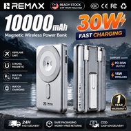 Remax 3C Certified 10000mAh 3C Powerbank Magnetic Power Bank Fast Charging 30W for iP/Android
