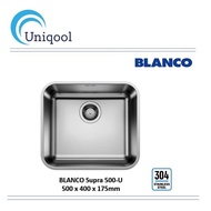BLANCO SUPRA 500-U Single Bowl Stainless Steel Kitchen Sink