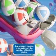 Whale Ball Blaster Toy with Sticky Suction Balls & Target - Safe Foam Ball Shooter Gun for Kids Indo