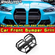 Car Front Bumper Grill Racing Grills Car Grille Body Kit For BMW M3 M4 G80 G82 2020-2024 Car Accesso