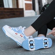 Ultra-Light 4-Wheel Detachable Roller Skates for Kids Outdoor Casual Sneakers for Boys & Girls Sport