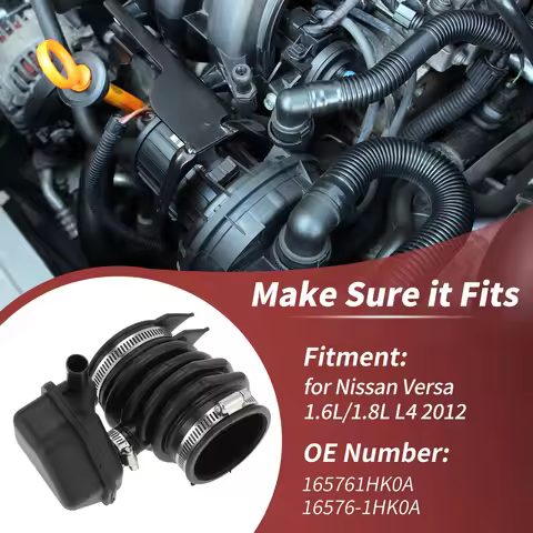 UXCELL Engine Air Intake Hose for Nissan Versa 1.6L/1.8L L4 2012 No.165761HK0A 1 Pc