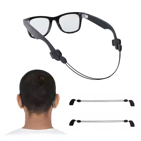 T19C 2Pcs Adjustable Eyeglass Strap for Ray-Ban/Oakley/Meta Gen 2 Accessories, Eyewear String Holder