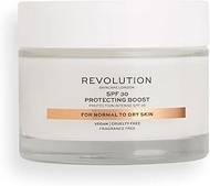 Revolution Skincare Moisture Cream SPF30, Moisturizer With SPF, For Normal to Dry Skin, Vegan & Crue