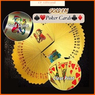 Poker Card Gold Premium Luxury High Quality Playing Card Game Card Deck Daun Terup Kad Poker Judi 扑克