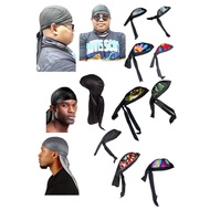 Pirate Style Silk Durag Head Wrap for Men and Women