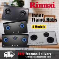 RINNAI RB-2GI | RB-3SI | RB-2CGN | RB-3CGN 2/3 BURNER INNER FLAME GLASS/STAINLESS STEEL GAS HOB