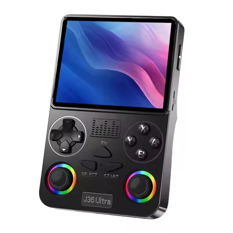J36 Ultra 64G Retro Handheld Game Console 3.5 Inch Video Portable Game Player Supports 20+ Simulator
