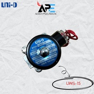 SOLENOID VALVE STAINLESS 2WAY UNI-D UWS-15 / 2W-160-15S thread 1/2"
