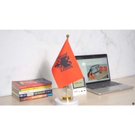 Desktop Albania Flag | Single Base | Goods