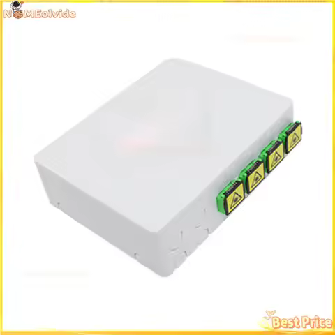 4 Ports Optical Fiber Panel Box Core FTTH Optic Termination Ftth 4 Ports Optical Fiber Panel Box Wit
