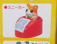 [全新開封品未使用, 包裝舊] 絕版 罕見 全新 2001年 Furuta フルタ製菓 Hamtaro Little Hamsters Big Adventures 哈姆太郎 迷你小屋 連指定配件(鞋