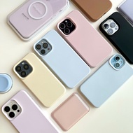 [i17] 13 Tones E8S23 Premium Case Silicone Wireless Charging (1) Iphone For i12-16Promax