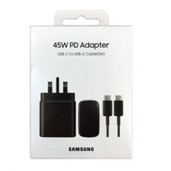 Samsung - 三星 Samsung 45W PD 充電器(Usb-C to Usb C) 5A Travel Adapter Z-EP-T4510XBEGGB 黑色 閃充,快充,45W IPHONE 15 香港行貨