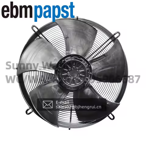 ebmpapst S4E500-AM03-01 230V AC 680W 3.0A 1300/1400RPM Clean Room Condenser Axial Cooling Fan A4E500