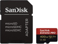 SanDisk Extreme Pro microSDXC, V30, U3, C10, A2, UHS-I, 200MB/s R, 90MB/s W, 4x6, SD adaptor, Lifetime Limited