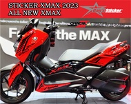 Sticker ALL NEW  YAMAHA XMAX  2023 STICKER CUTTING STICKER SIMPLE