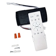 Universal Ceiling Fan Remote Control Kit Replacement 6-Speed & Timing Remote Replacement for DC Ceil