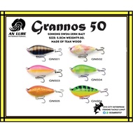 An Lure Grannos 50 Jerk Bait 50mm / 9.0 / Sinking Swim
