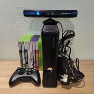 Xbox 360 + Kinect + 無線手掣 + 遊戲
