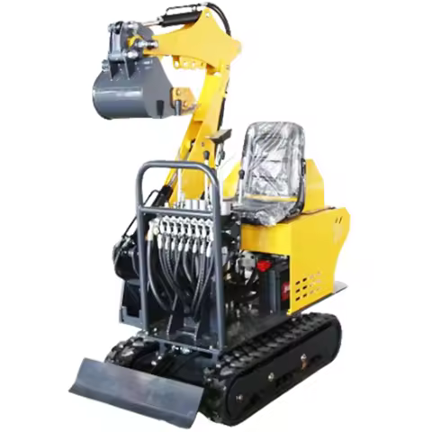 Hot Sale High Quality CE Certified 0.9 Ton Mini Excavator Crawler Hydraulic Digger for Farm Orchard 
