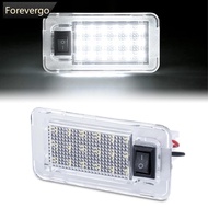FOREVERGO 1PC Car LED License Plate Lights Number Plate Lamp Trunk Light Light Replacement 12V Light