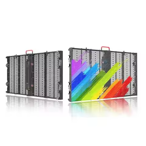 P3.91P7.81 0utdoor Indoor Full Color flexible LED Mesh film Screen Hologram 3D Transparent Glass lED