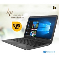 HP Stream Laptop PC  Intel N4000, 4GB RAM, 64GB SSD, Webcam, Wifi and Windows 10
