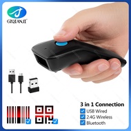2D Barcode Scanner Mini Handheld 2.4G Wireless Bluetooth Portable 1D 2D QR Code Data Matrix PDF417 R