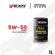 EXN Lube Motios 4T SAE 5W-50 Fully Synthetic Motorcycle Engine Oil API SM/JASO MA2 - SIRIM Certified