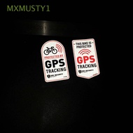 MXMUSTY1 Universal Alarm Sticker Waterproof Warning Sign Motorcycle Sticker Scooter Reflective Safety Bicycle Bike Motorbike Anti-Theft Decal/Multicolor