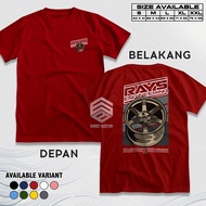 Kaos Racing Velg Rays Engineering Legend Wheels TE37 TE 37 Baju Distro Motor Mobil Tshirt Logo Otomo