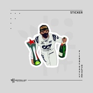 Formula 1 F1 Sticker Vinyl Doff Laminated Sticker | Pierre Gasly