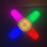 Super Bright LED 4 Leaves Folding Ceiling Light Fixture Home Decor Modern E27 Bulb Included