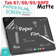 Paperlike screen protector for Samsung Tab S7 S8 S9 11" Tab S9 FE 10.9" matte anti-fingerprint