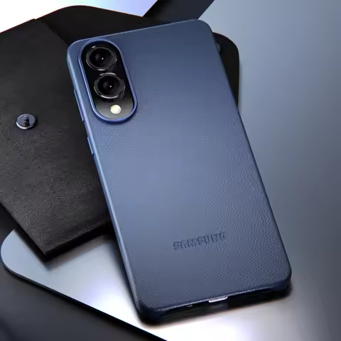 For Samsung Galaxy S25Edge Leather Case S25 Edge Ultra Plus S25Ultra S25Plus Hard Sheepskin Case Pro