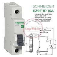 Ez9f34116 - Easy9 miniature circuit breaker- 1P - 16A - Aptomat CB Schneider MCB EZ9F 1P 16A 4.5kA