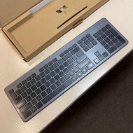 靜音 灰色黑色電腦 2.4G 無線鍵盤 有數字鍵盤 computer grey black color keyboard wireless with number pad