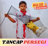Koja Korang Jaring Tancap Kerumbu Nyobok Keramba Tempat Ikan Hasil Pancing