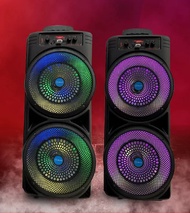 ZON123 TTD-2807 8.5X2 inches 2000W Portable Wireless Karaoke Bluetooth Speaker with FREE MIC