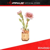 Robotime Rowood Flower Series TW051 - Pink Carnation