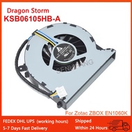 5V CPU GPU Fan For Zotac ZBOX EN1060K KSB0705HA 773 KSB06105HB-A 0.40A 4Wires Laptop Cooling Test OK