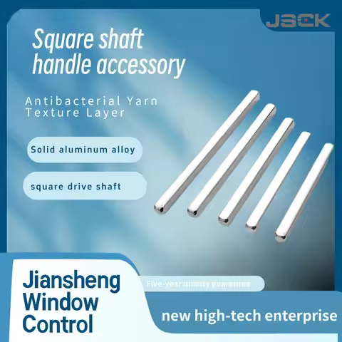 Square drive shaft Spindle 7x7 for Door/Window Handles - Durable Corrosion-Resistant Hardware, Unive