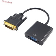 BLUEVELVET DVI-D DVI To VGA Adapter, DVI To VGA DVI Input DVI-D DVI To VGA Converter, VGA Output Hig