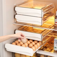Egg Storage Box Refrigerator Special Drawer Double-Layer Plastic Crisper Kitchen Storage and Finishing Artifact Egg Box