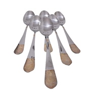 (6PCS) Thick Stainless Steel Tablespoons Stainless Steel Gold Tablespoons Stainless Steel Tablespoon
